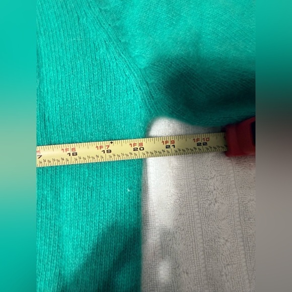 NWT The Committee Cardigan light green lambs wool angora Blend size L - Picture 6 of 7